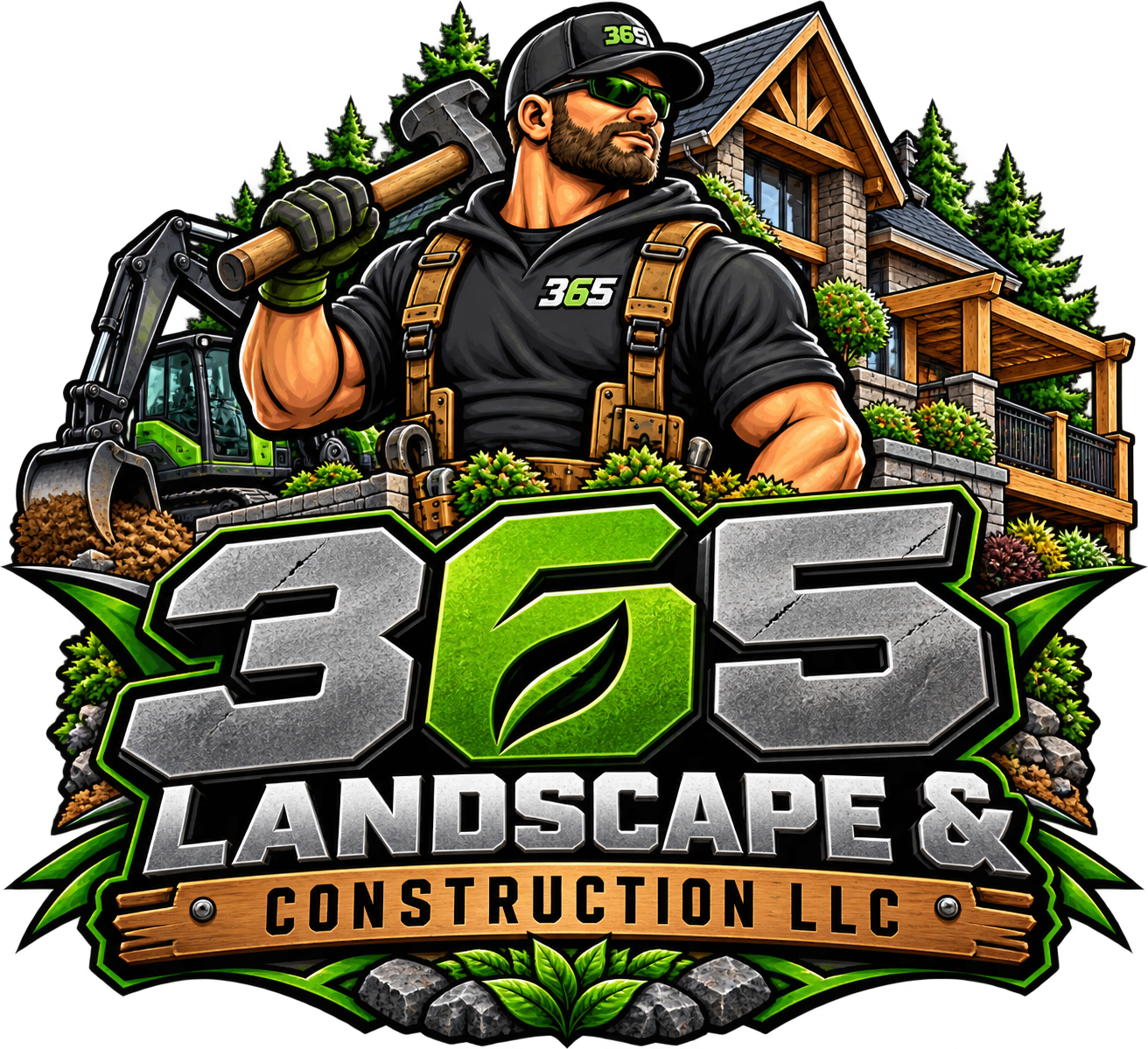 365 Landscape & Construction LLC logo